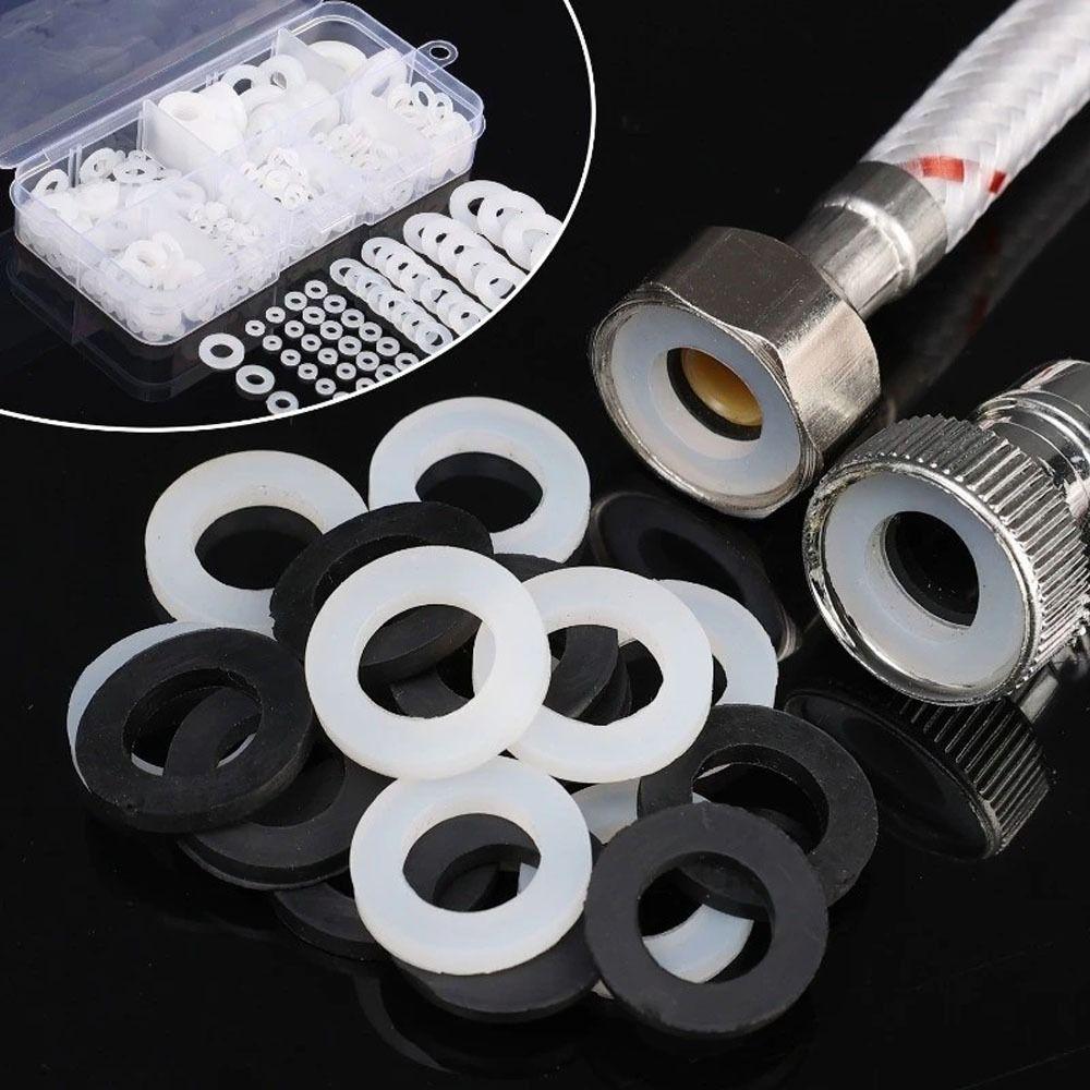 500Pcs/Box Insulation Gaskets Nylon Gasket M2-M10 Flat Washers Wear-resisting Insulation Spacers