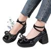 Fashion 2025 Ladies Shoes Buckle Strap Women's High Heels Fashion Shallow Office and Career New Butterfly-knot Plus Size Mary Jane Shoes