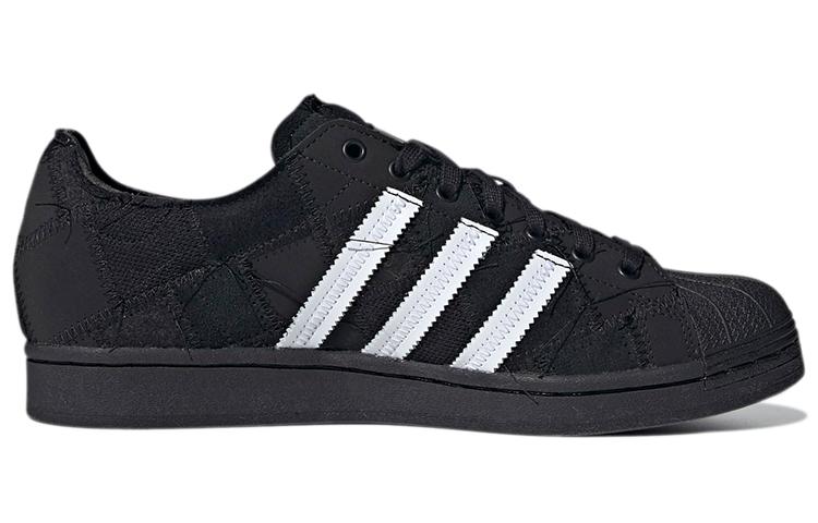 Superstar atmos x Recouture x Superstar Adidas Originals 'Пэчворк - Черный' GW3473