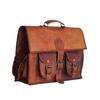 Leather Vintage Messenger Shoulder Men Satchel Laptop School S Briefcase Bag