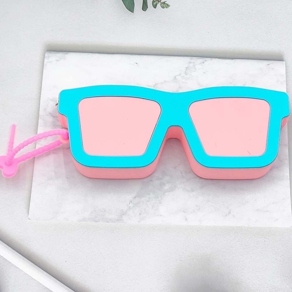 Food Grade Silicone Glasses Bag Vibrant Color Novelty Eyewear Organizer Desk Storage