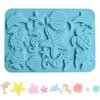 Cake Mold Heat Resistant Not Sticky Marine Life Theme DIY Baking Silicone Seahorse Ice Cream Jelly Mold Pastry Tool