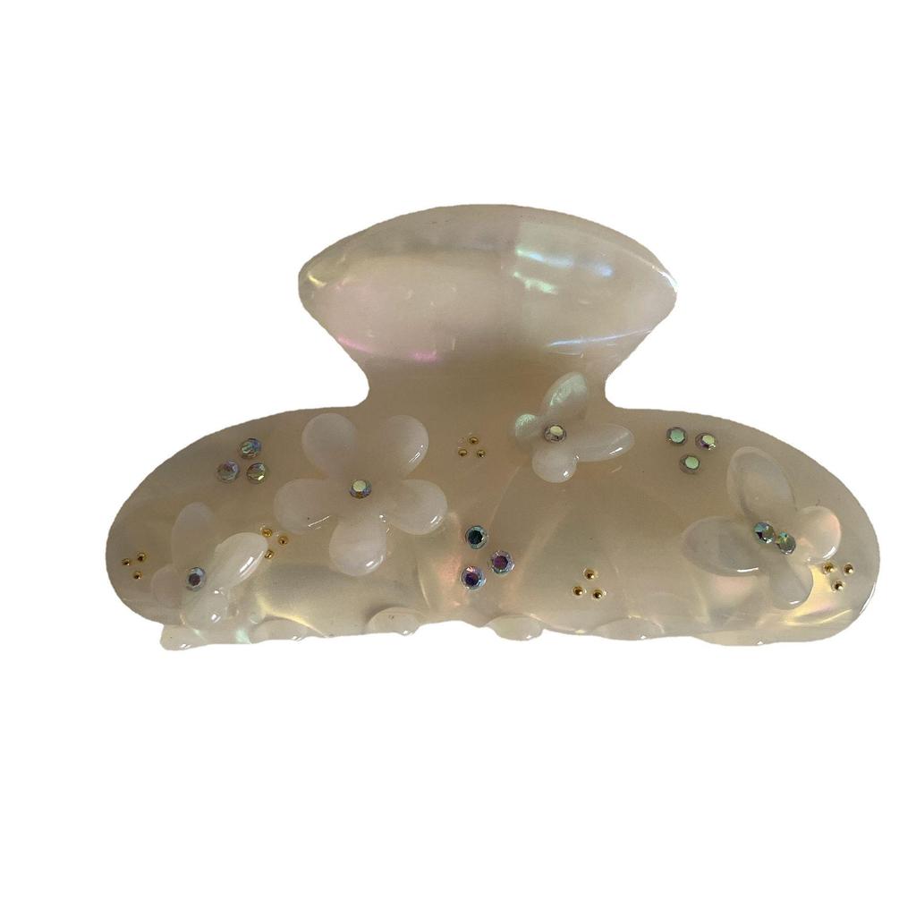 Корейская шпилька из ацетата «Темперамент»: Заколка-бабочка со стразами - креативная заколка-акула для милой девушки