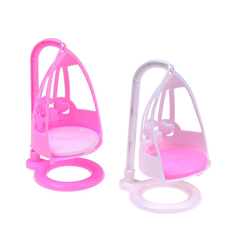 Dollhouse Swing Chair For Girl Doll Miniature Furniture Toys Doll House Decor