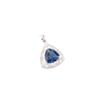 Natural London Blue Topaz Gemstone 925 Solid Silver Jewelry Zircon Pendant 0.99" CZP-8-10