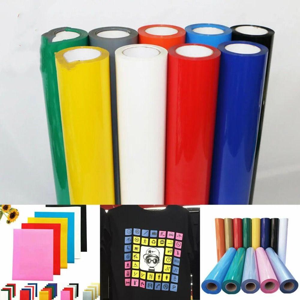 DIY Heat Transfer Film T-Shirt Textiles Cut Film Heat Press Vinyl New Heat Transfer Vinyl