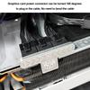 Видеокарта PCIe ATX3.0 12VHPWR 600W адаптер кабеля питания 12+4Pin Male To Female 3X8Pin To 40 Series Turn Connectors