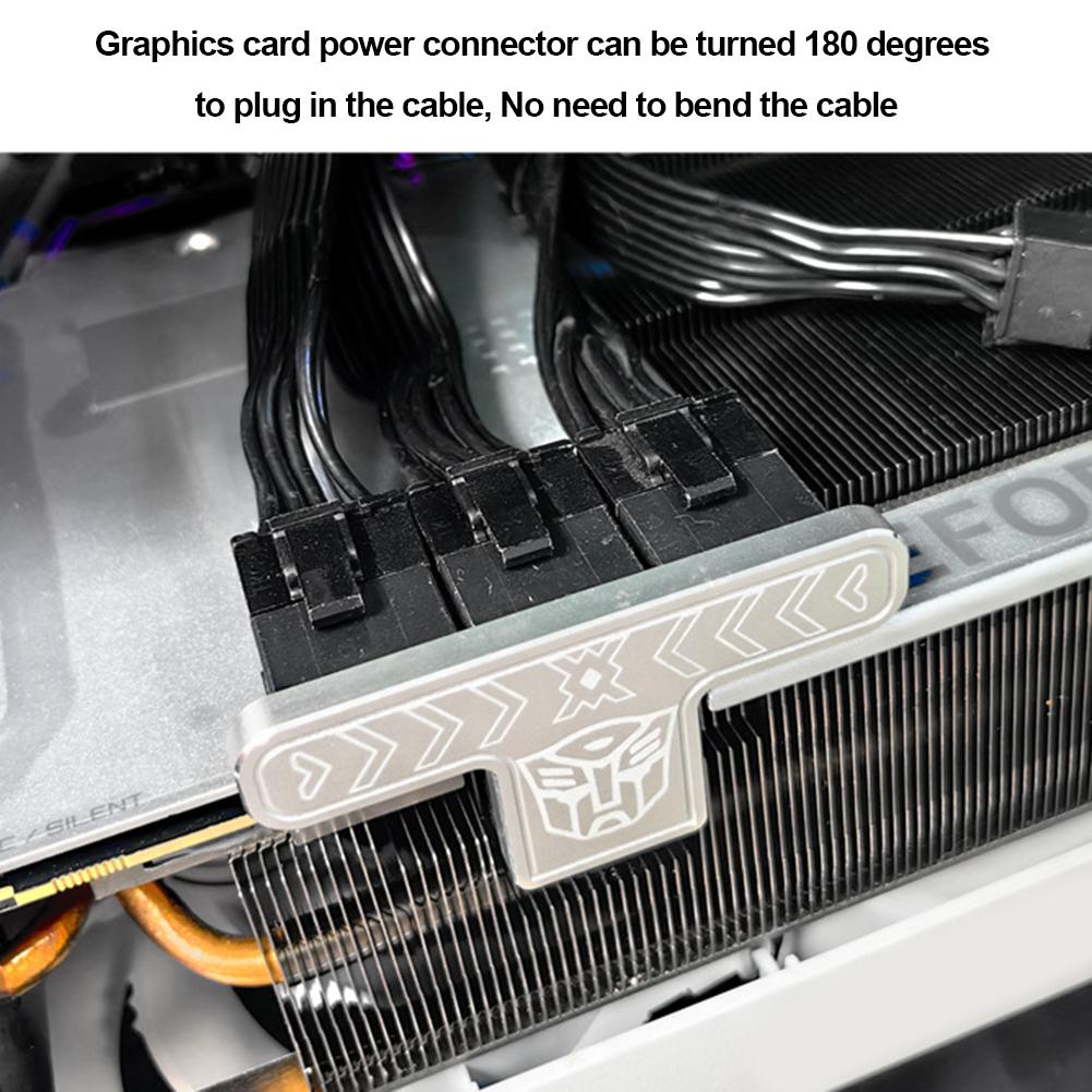 Видеокарта PCIe ATX3.0 12VHPWR 600W адаптер кабеля питания 12+4Pin Male To Female 3X8Pin To 40 Series Turn Connectors