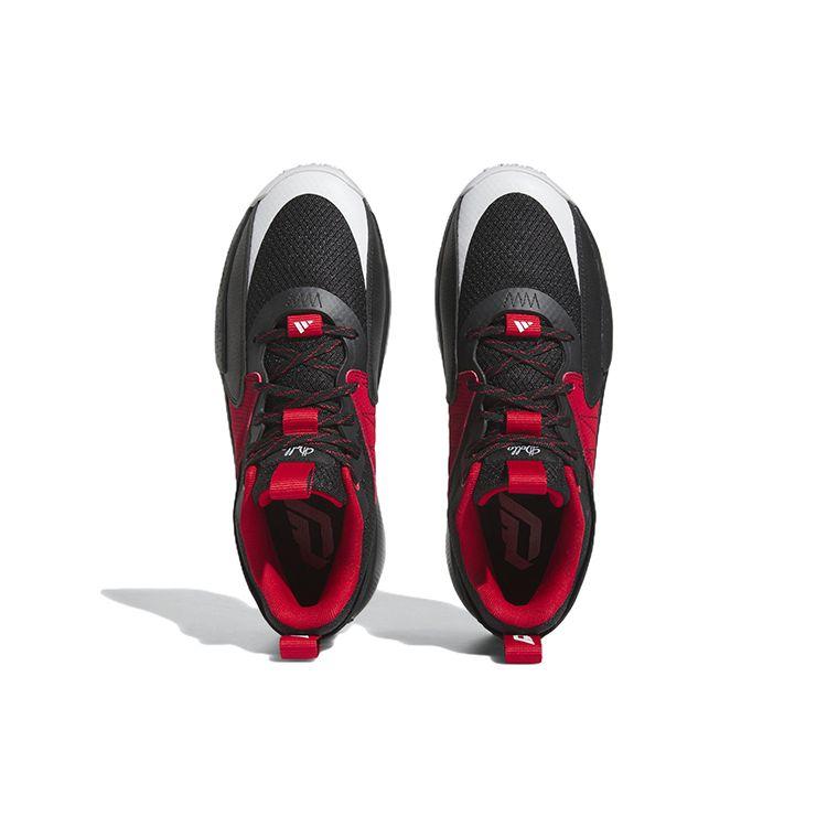 adidas Кроссовки унисекс Dame Certified EXTPLY 2.0 Trail Blazers Away Черные Better-Scarlet Облачно-белые HR0728