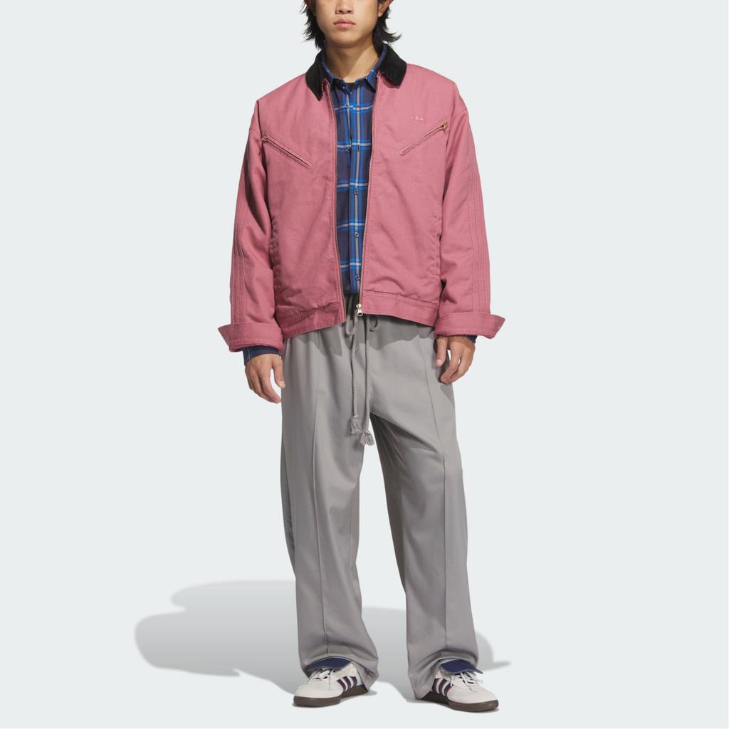 Adidas Куртка Originals Wash Pad, повседневная модная теплая куртка на молнии с длинным рукавом из хлопка, унисекс, куртки цвета старого красного золота JW9582