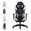 FOXSPORT-Chaise De Jeu-ergonomique-fauteuil Gaming-avec Repose-pieds-accoudoirs3d- Chevalier De L'ombre - Charge 200 Kg-noir