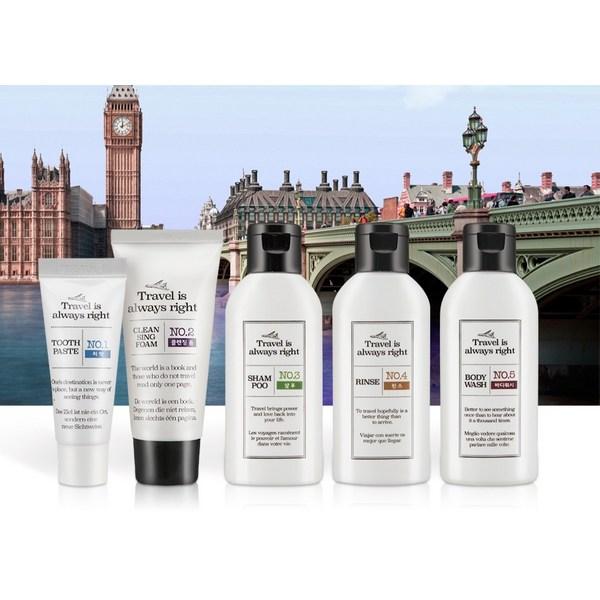 Aekyung Travel Amenity Kit 6 Set, 2 комплекта, набор популярной корейской косметики