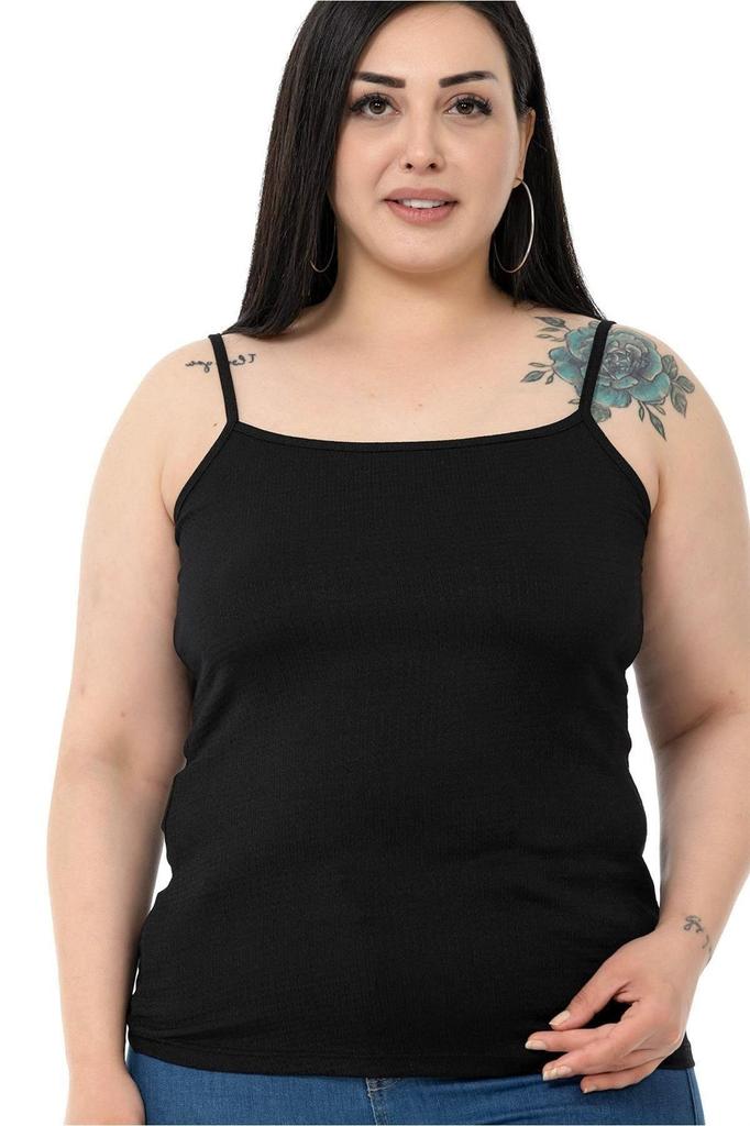 Женская блузка большого размера, черное боди большого размера с веревочными ремнями