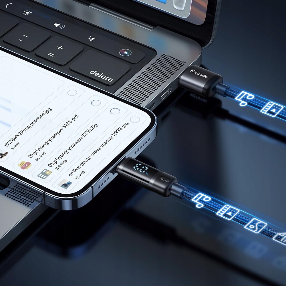 Mcdodo Charger Usb Lightning Fast Charging Cable For Iphone 1M Led