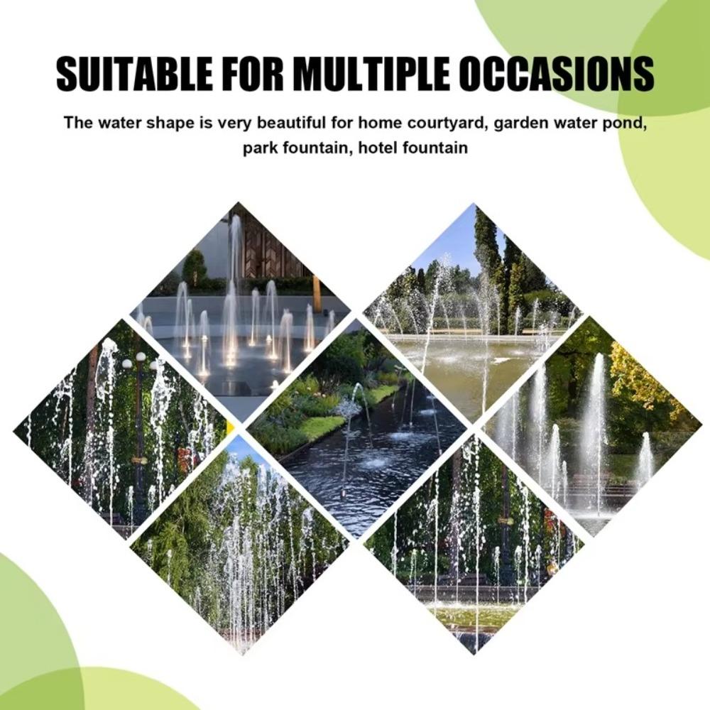 1/2" 3/4" 1" Струйные Прямые Фонтанные Насадки Латунная Распылительная Головка Насадка для Фонтана Бассейна