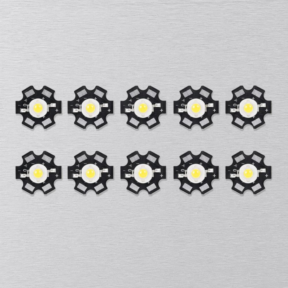 25PCS 3V LED Chip 1W LED Lamp Chip Durable High Power LED DIY Light