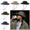 Sunscreen Sun Hat Solid Color Hiking Cap Fashion Hiking Fisherman Hat Fishing