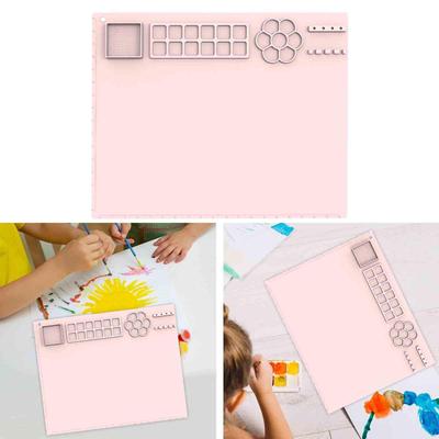 Силиконовый коврик для рукоделия для детей, водонепроницаемый складной лист для хранения, поделки