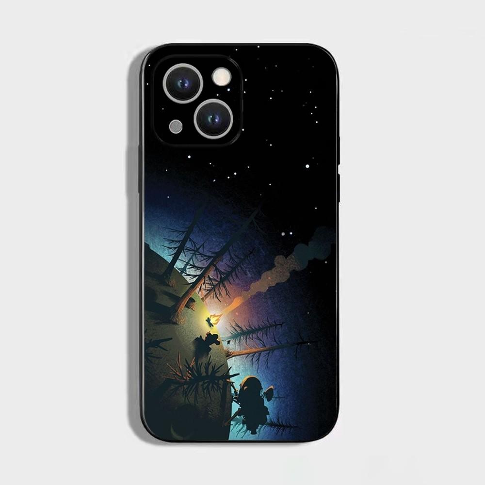 Внешний чехол для телефона игры Outer W-Wilds для iPhone 16 15 Plus 14 13 Pro Max 12 Mini 11 X XS XR 7 8 8Plus Черный Мягкий Чехол для Телефона