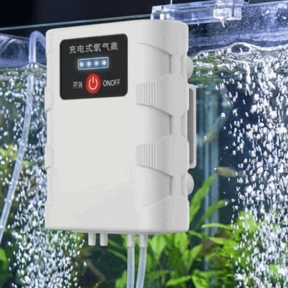 High Air Flow Fish Tank Air Pump USB Rechargeable Aquarium Aerator Aquarium Oxygen Pump Fishing
