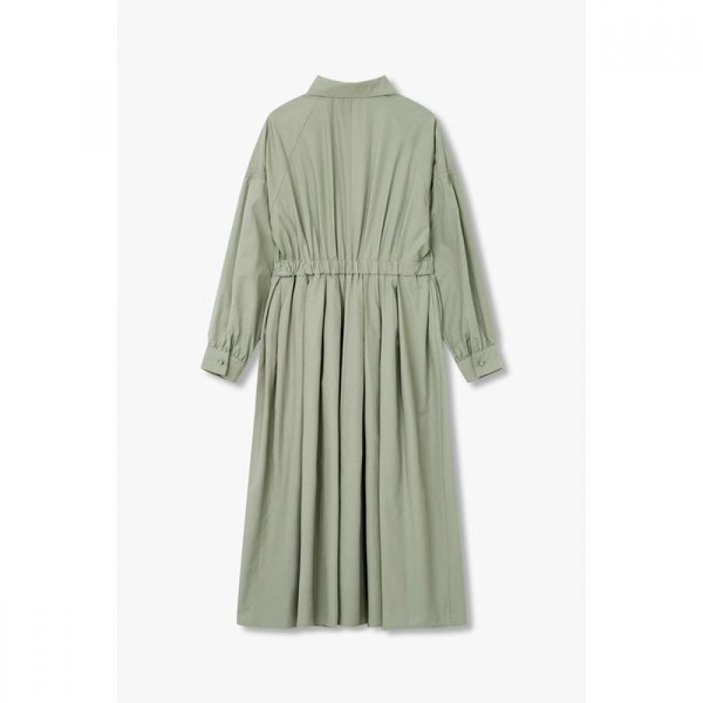 Vov Raglan Sleeve Collar Shirt Dress 7124337501