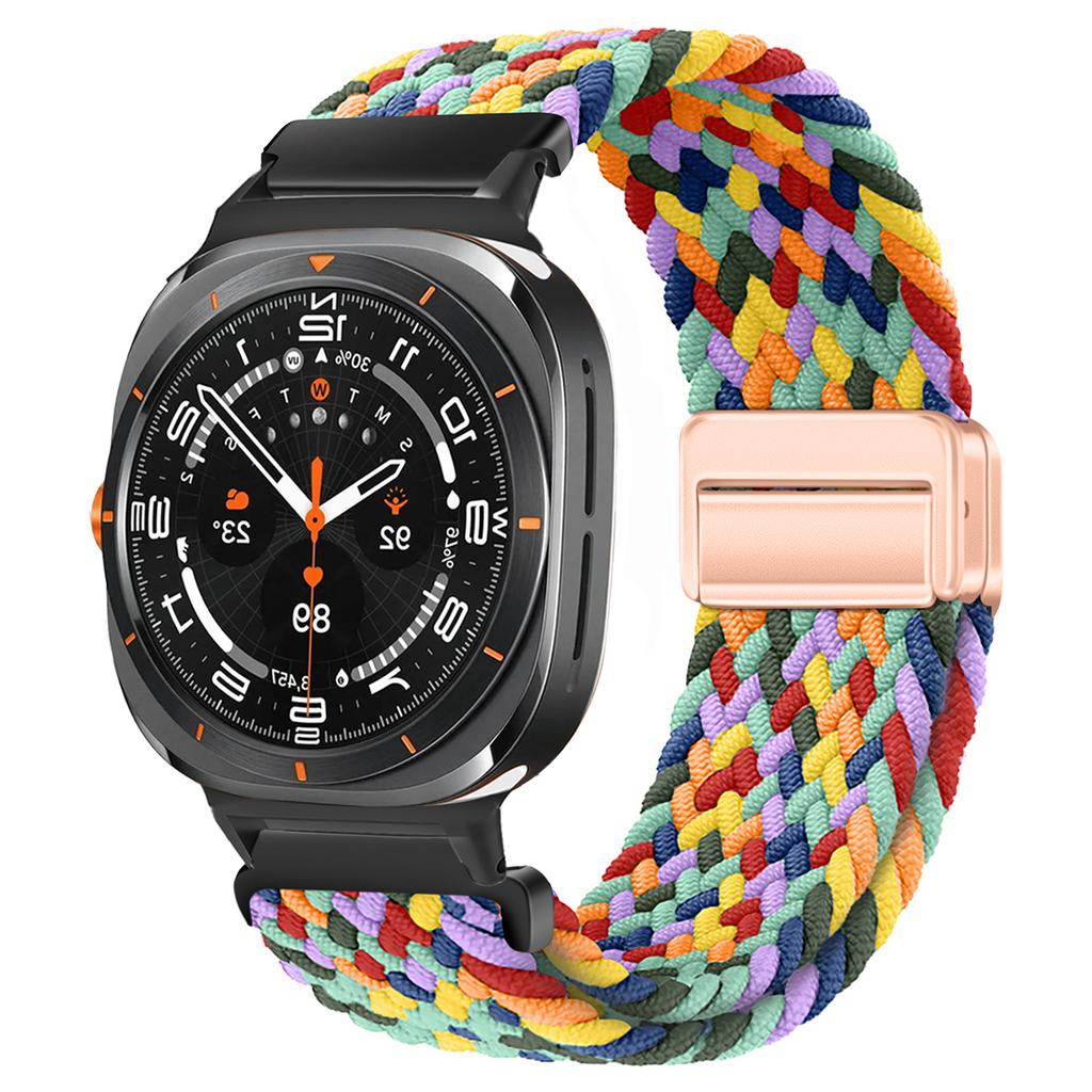 Для Samsung Galaxy Watch 7 Ultra Ремешок 47 мм Аксессуары Магнитный Плетеный нейлоновый спортивный Браслет Correa Galaxy Watch 7 Ultra Ремешок