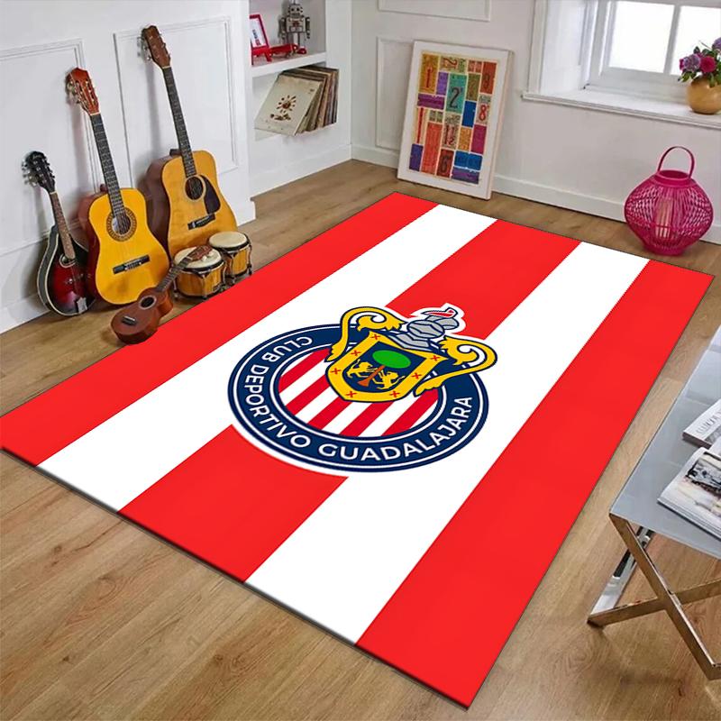 USA FC Polyester Carpet, Soft Indoor Mat for Office Chair, Living Room, Computer Desk - Decorative Home Office Rug Design