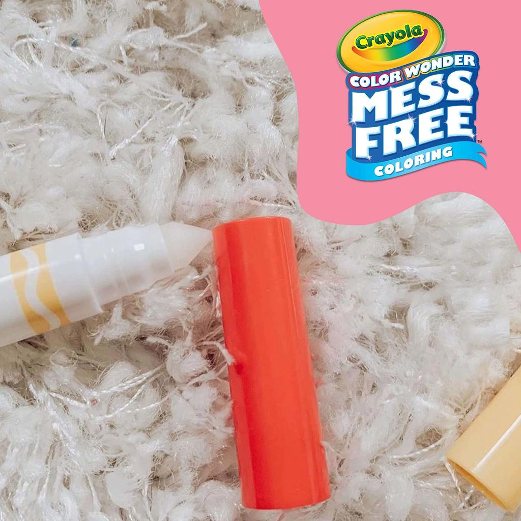 Crayola Baby Shark Color Wonder Travel Activity Mess Бесплатный подарок для 6 блокнотов, раскраски, дети, 3, 4, 5,