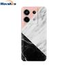 Чехол для телефона Xiaomi Redmi Note 13 Pro 5G Задняя крышка Милый Ударопрочный Мягкий Прозрачный Силикон ТПУ Для Redmi Note13 Note 13 Pro Funda