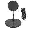 Беспроводное зарядное устройство 2 в 1 Многофункциональное интеллектуальное регулируемое магнитное беспроводное зарядное устройствоЧерный