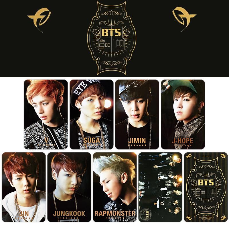 8 шт./набор BTS NO MORE DREAM Lomo Card JungKook V RM Suga J-Hope