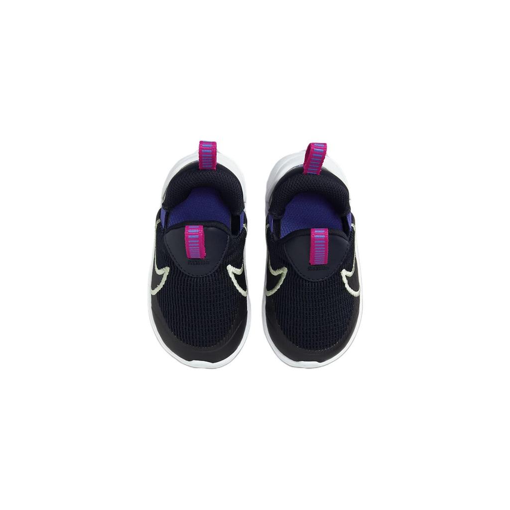 Nike Ботинки для малышей Flex Plus 2, устойчивые к истиранию, средней высоты, черные, для младенцев и малышей DV8998-400