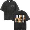 Hilary Duff The Lucky Me Tour  Vintage Washed T Shirt High Quality Fashion Oversized Tshirt Unisex Casual Cotton Tshirts