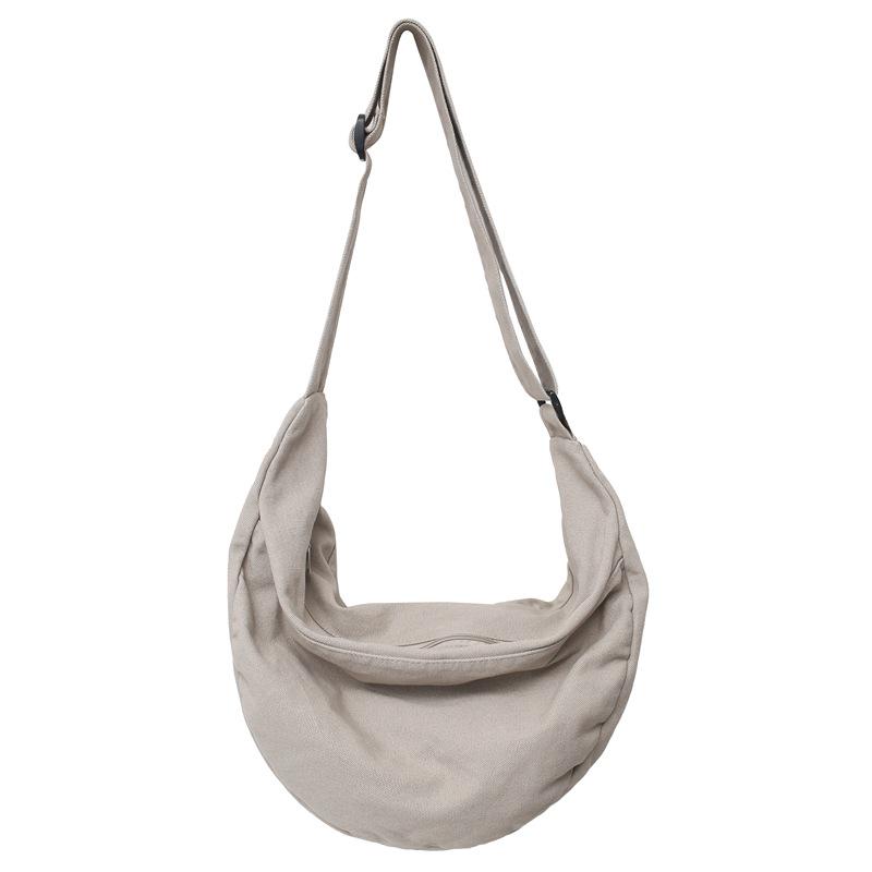 Korean Style Dumpling Bag: Unisex Large Capacity Crossbody for Students and Couples