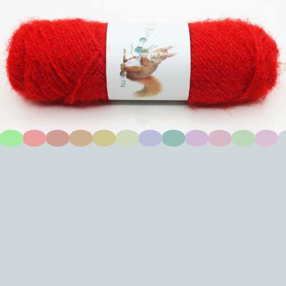 Связанный вручную мягкий шарф Детская пряжа Вязание шерстяная текстурная пряжа Хлопковая пряжа Толстая вязка крючком