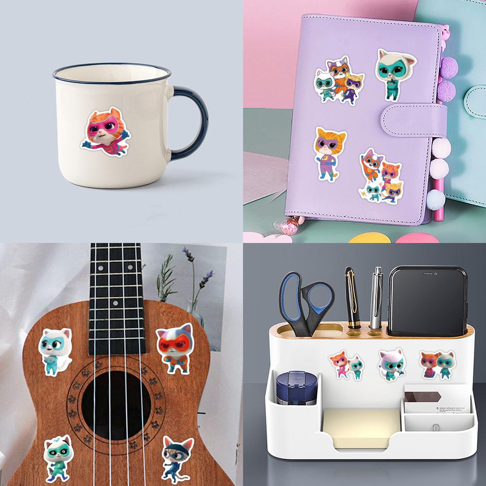 50/100 Новые наклейки-граффити Супер Котята Декоративный чемодан Мобильный телефон Наклейки-граффити