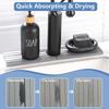 1Pairs Super Absorbent Stone Faucet Mat Quick Dry Drainage Mat Sink Splash Guard  for Kitchen Sink