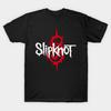 Азиатский размер Хлопок Унисекс Футболка Печать Футболка Футболка Slipknot Печать без вырезания Обычная посадка