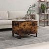 VidaXL Coffee Table Smoked Oak 60x44.5x45 Cm Engineered Wood 830961