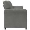 2 Seater Sofa Dark Grey 138 x 83 x 95 cm Velvet