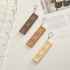New 2-in-1 Folding Comb with Mirror Chocolate-Shaped Hair Comb Portable Mini Styling Tool Gift