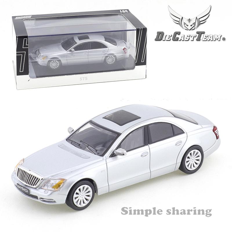 DCT/ SHADOW 1:64 Металлическая модель автомобиля Mercedes-Benz Maybach 57S Симуляция Коллекционная Орнамент