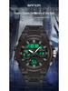 Sanda Men's Multifunctional Waterproof Luminous Military-Style Outdoor Sports Electronic Watch
