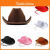 Цвет края Однотонная джинсовая шляпа Вечеринки по случаю дня рождения Праздничные костюмные аксессуары Принадлежности