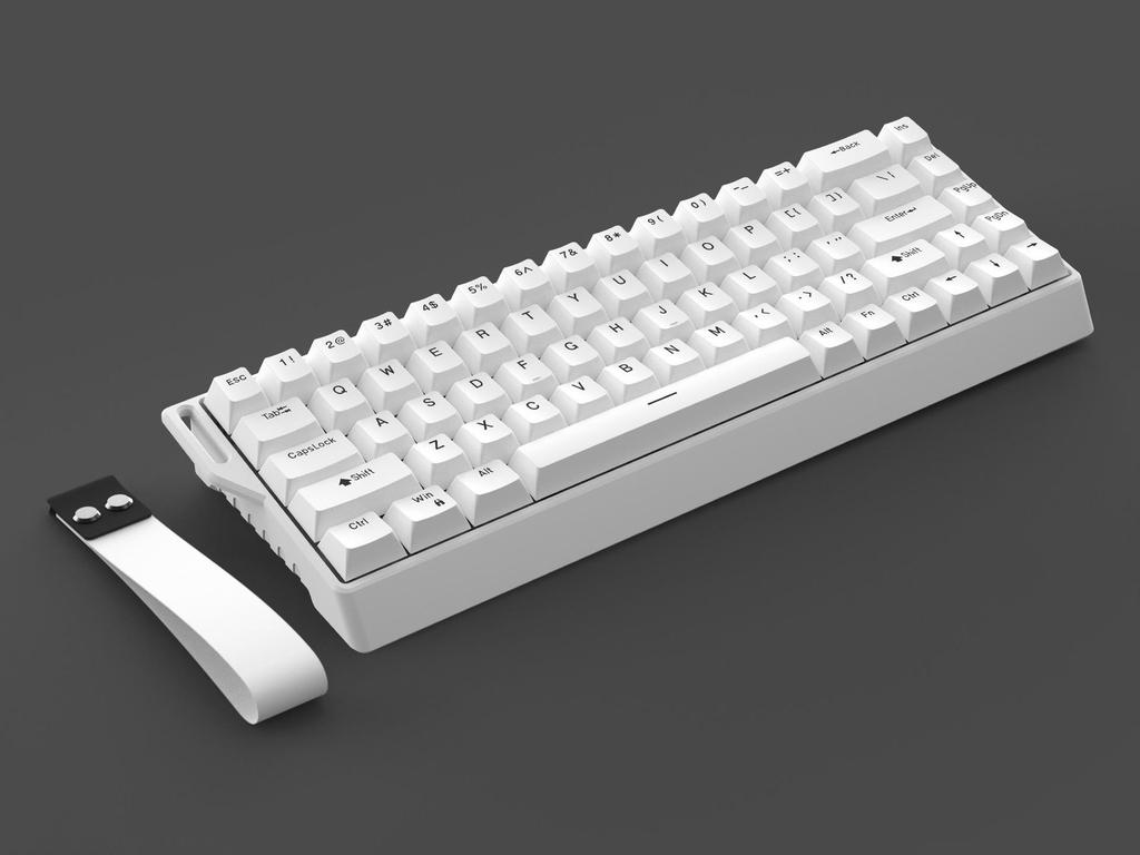 K68 Трехрежимная проводная RGB механическая игровая клавиатура, 68 клавиш