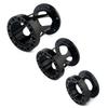 Universal 101MM 76MM 51MM Hub Spacer Black Auto Parts Aluminum Steering Wheel Hub Adapter off Boss Kit Steering Wheel Spacer