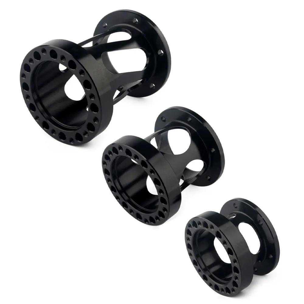 Universal 101MM 76MM 51MM Hub Spacer Black Auto Parts Aluminum Steering Wheel Hub Adapter off Boss Kit Steering Wheel Spacer