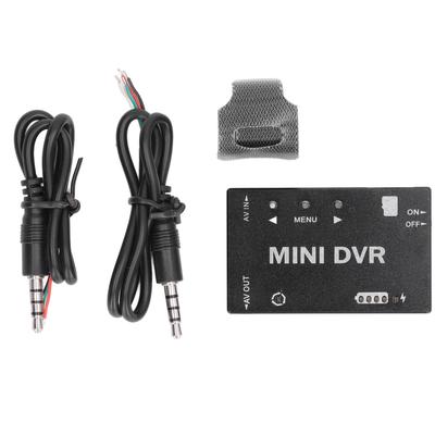 Мини-модуль FPV DVR, NTSC PAL, переключаемый встроенный аккумулятор, видео-аудио, FPV-рекордер для моделей RC