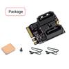 NFHK NGFF Key A + E PCI Express to SATA 3.0 6Gbps Dual Port Adapter Converter Hard Drive Expansion Card JMB5822230