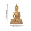 Статуя Будды, медитирующего, идол, украшение, декоративные элементы для домашнего декора, гостиной, спальни, пуджи, офисного стола, настенной полки, украшения